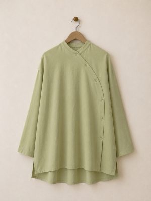 Chemise Māo en lin  - Citrus
